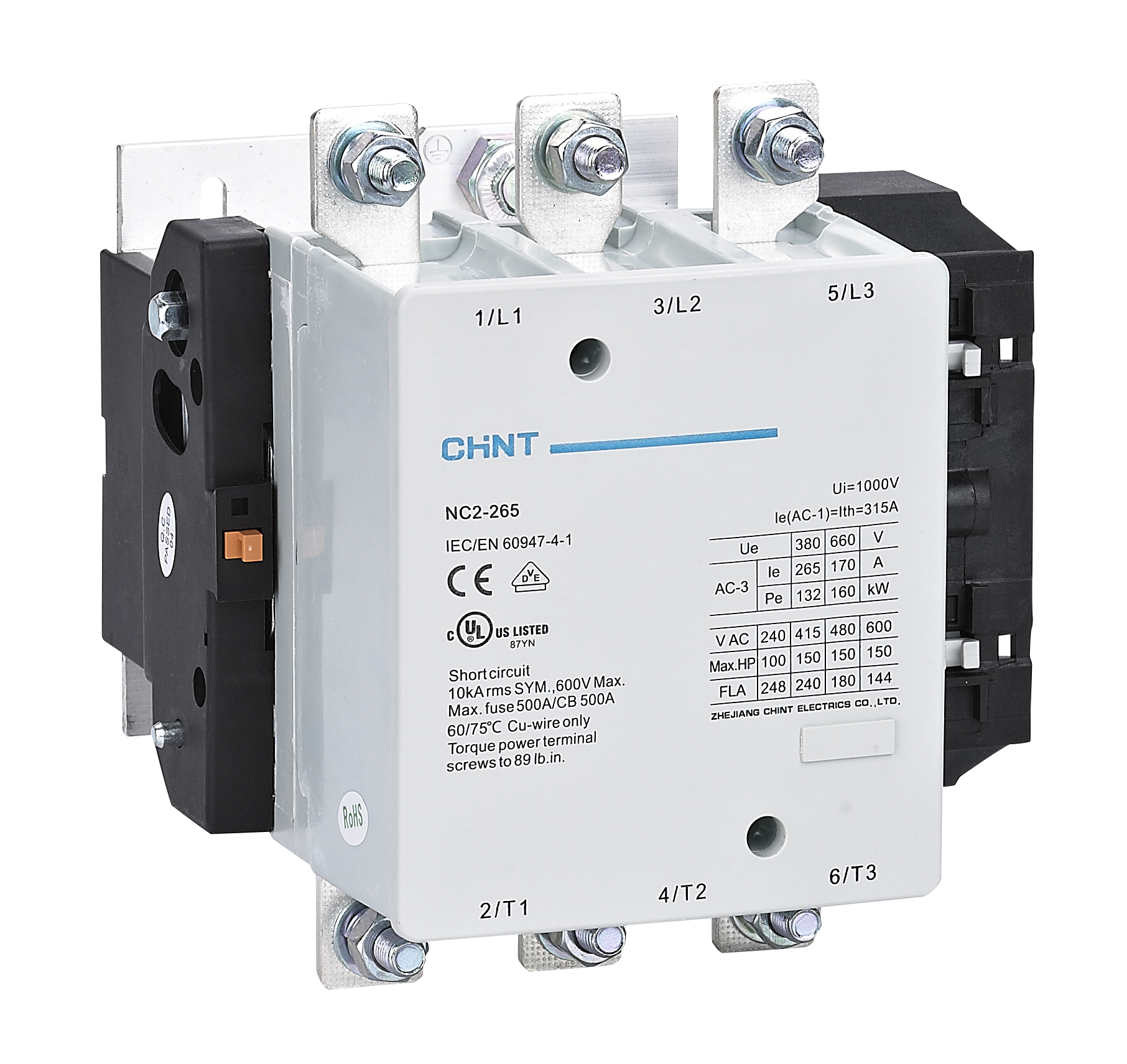 NC2 AC Contactor, 115~800A